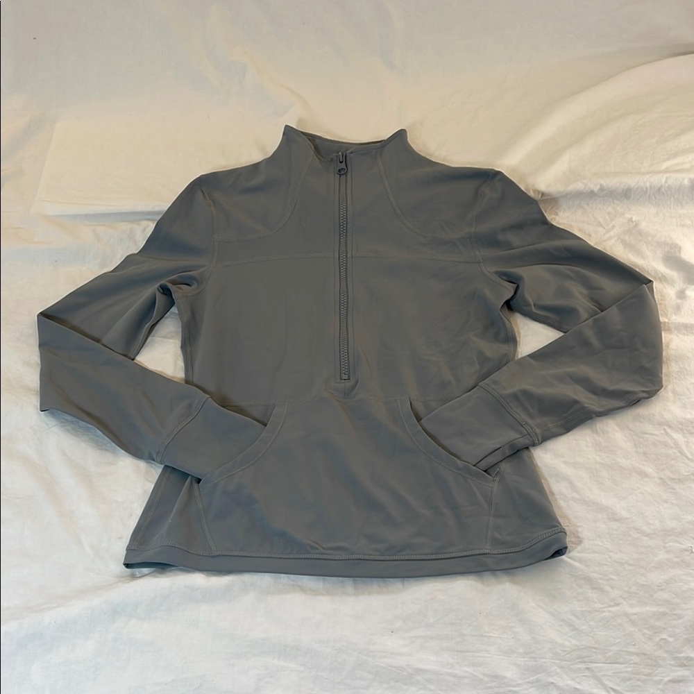 ZYIA Active Light Gray Zip Jacket